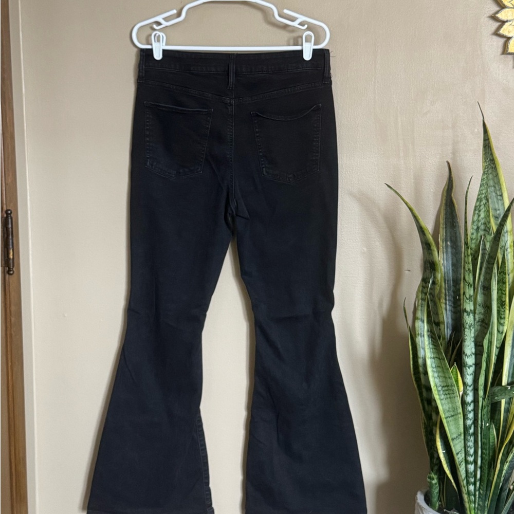Women's Black Flare Jeans